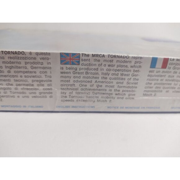 Vintage 1/72 Italeri Airplane Model M.R.C.A. Toronado #124 Sealed Box - Picture 9 of 10
